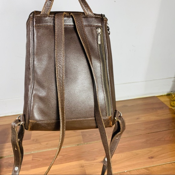 Longchamp small leather backpack - Picture 3 of 12